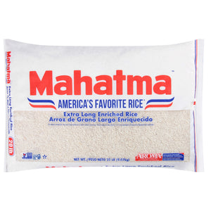 Mahatma Enriched Extra Long Grain White Rice, 20 lb Bag — grocery product