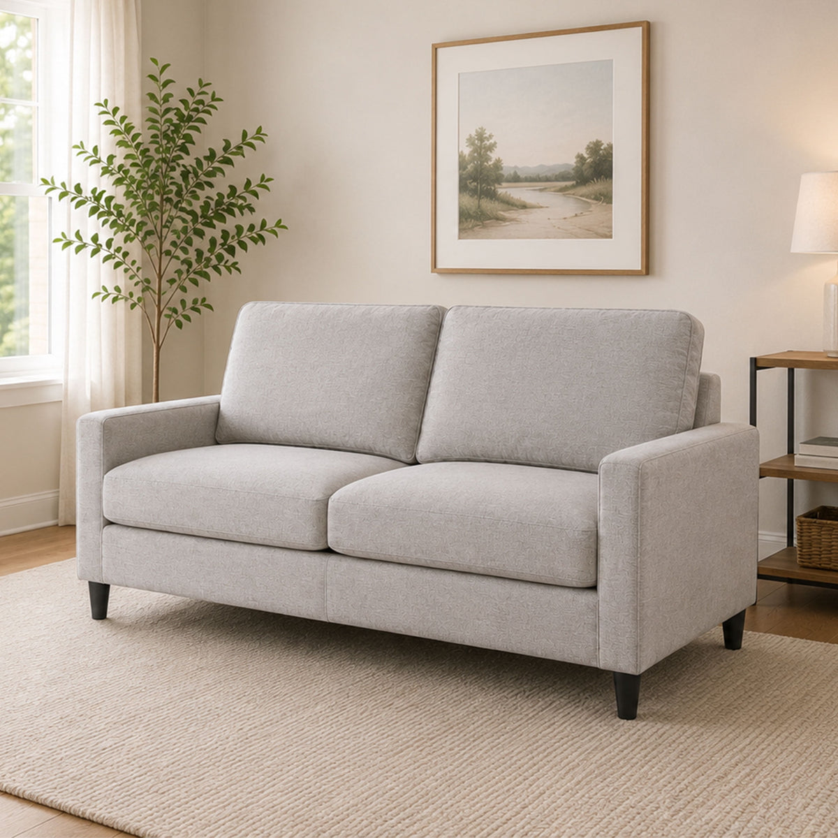 Mainstays 77 in Square Arm Sofa