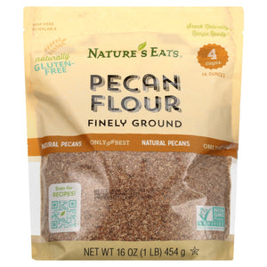 Nature’s Eats Finely Ground Pecan Flour - Gluten-Free, Keto & Paleo Friendly, Non-GMO, 16 oz — supplement pack