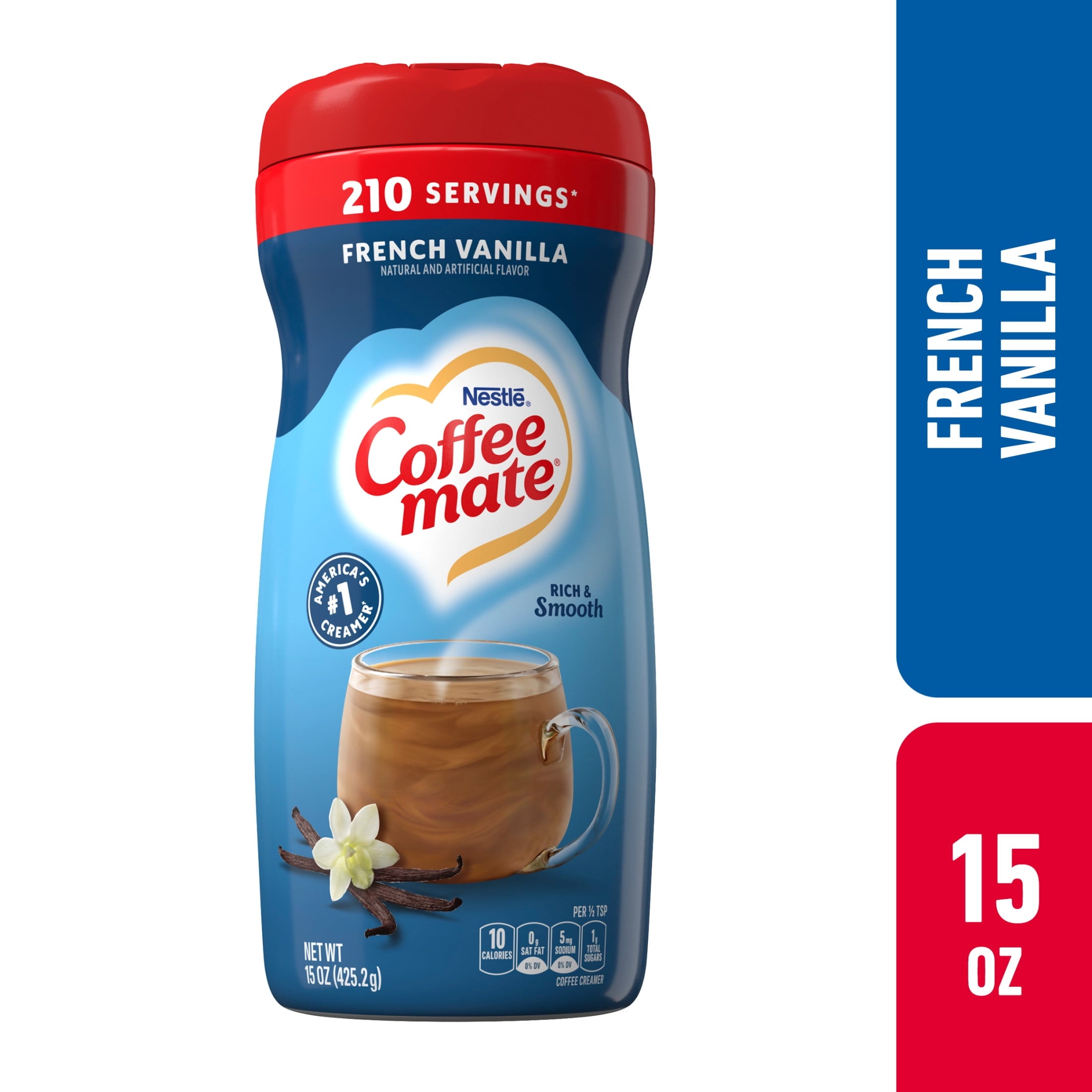 Coffee mate French Vanilla Powder Coffee Creamer, 15 oz — coffee and drinks product