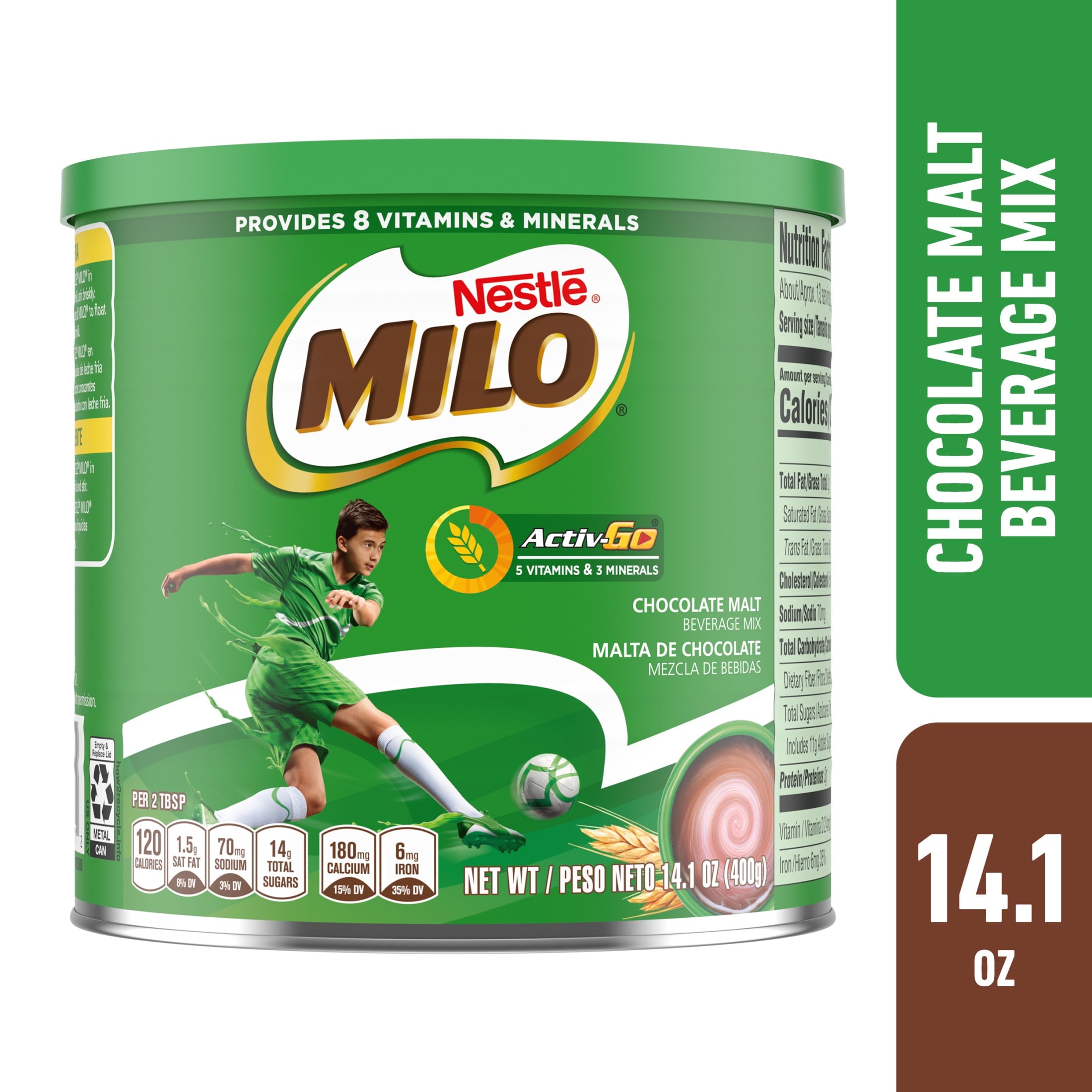 Nestle Milo Active Go Chocolate Malt Powder Drink Mix, 14.1 oz — coffee and drinks product