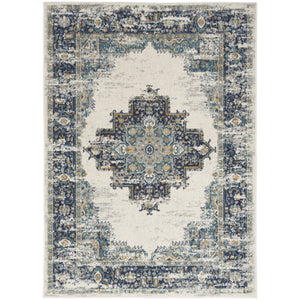 Nourison Passion Persian Ivory/Grey/Blue 8' x 10' Area Rug