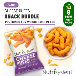 Nutrisystem Cheese Puffs for Weight Loss Support, 8 Count — grocery product