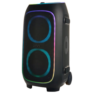 onn XL Wireless Party Speaker with Multicolor LED Lighting