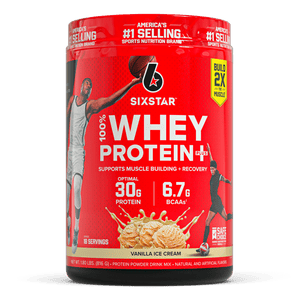 Six Star Pro Nutrition 100% Whey Protein Powder Plus, 30g Protein, Vanilla Cream, 1.81 lbs — sports nutrition product