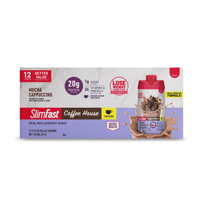 SlimFast High Protein 20g Energy Ready To Drink Meal Replacement Shake Coffee House Mocha — sports nutrition product