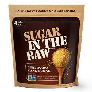 Sugar in The Raw Turbinado Cane Sugar for Baking, Coffee, and Cooking, 64 oz, Bag — coffee and drinks product