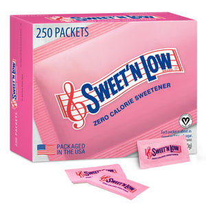 Sweet'N Low Zero Calorie Sweetener, 250 count, 8.8 oz — grocery product