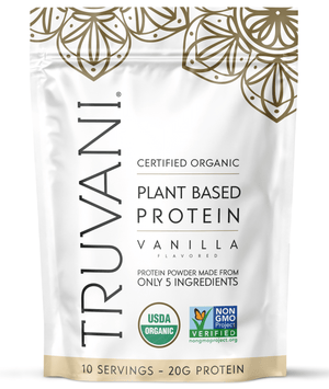 Truvani Vegan Pea Protein Powder | Vanilla | 20g Organic Plant Based Protein | 10 Servings | Keto — sports nutrition product
