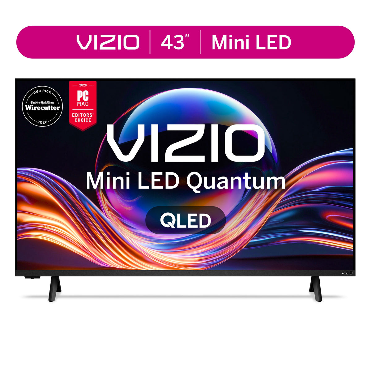 VIZIO 43" Mini LED Quantum 4K QLED HDR Smart TV (New) VQM43C-10