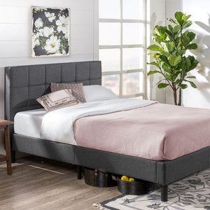 Zinus Lottie 43" Upholstered Platform Bed Frame