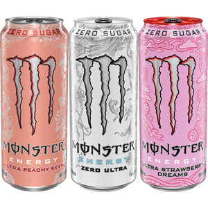 Monster Energy Ultra Variety Pack PKZSD, Sugar Free Energy Drink, 12 Pack - 16 fl oz — coffee and drinks product, view 2
