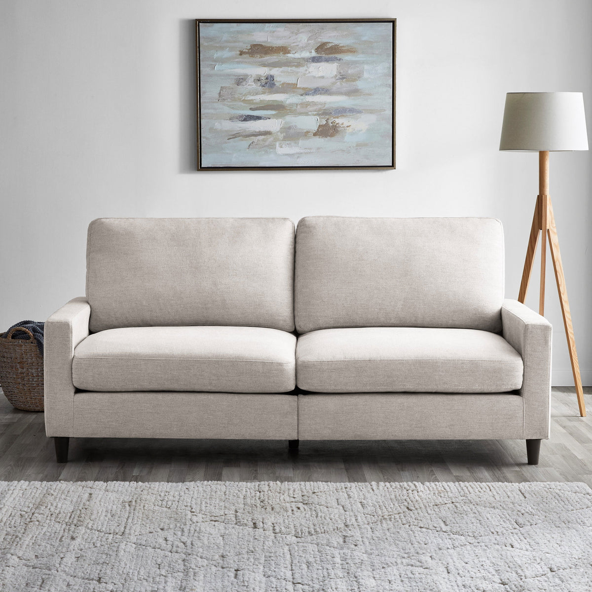 Mainstays 77 in Square Arm Sofa - image 5 of 6