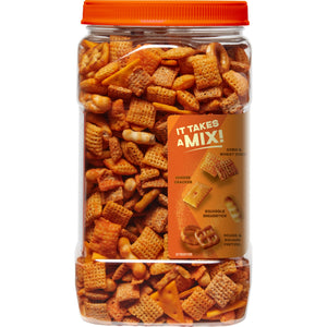 Chex Mix Cheddar Snack Mix, Salty Snacks Tub, 20 oz — grocery product, view 11