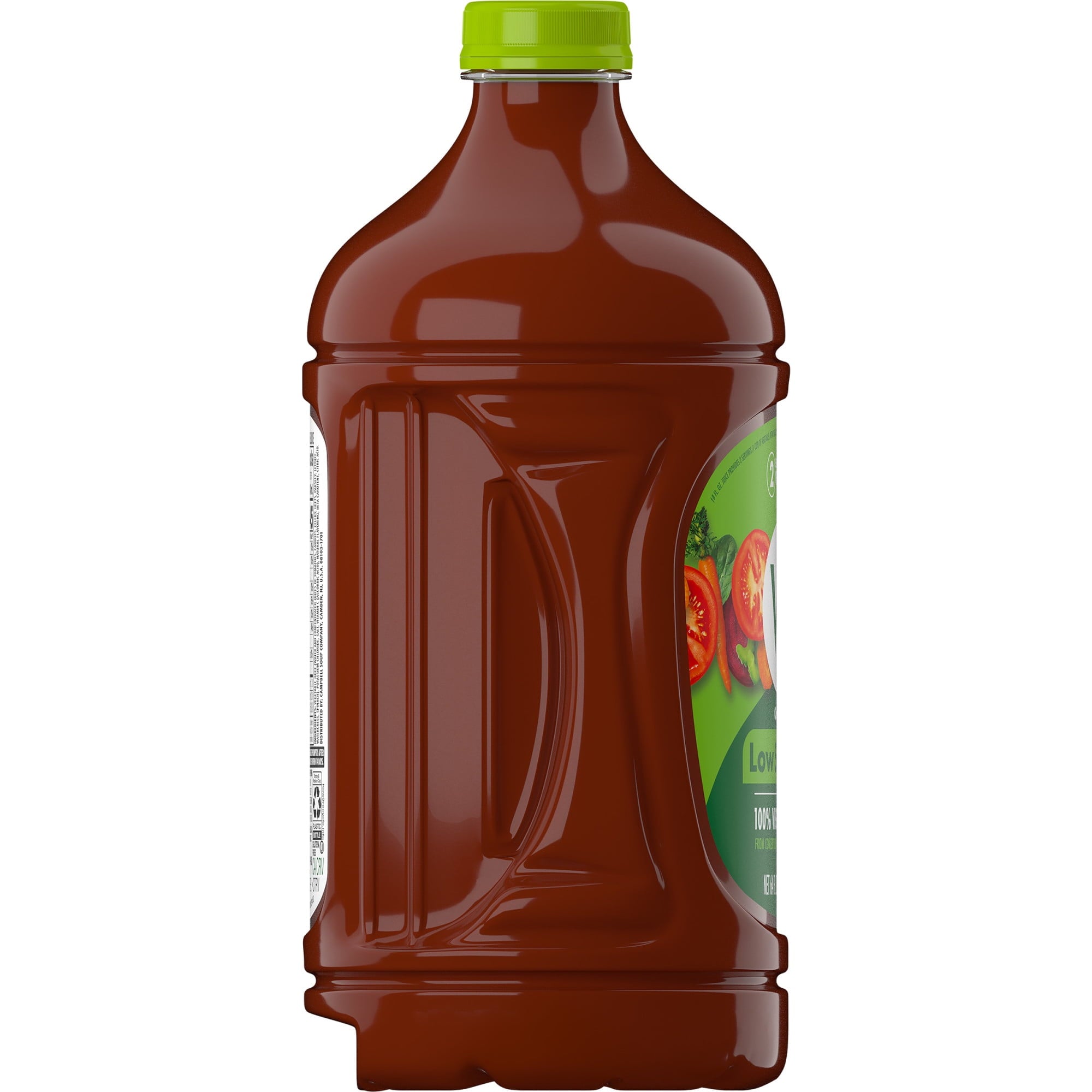 (6 pack) V8 Low Sodium Original 100% Vegetable Juice, 64 fl oz Bottle, 6 Count — coffee and drinks product, view 9