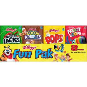 Kellogg's Breakfast Cereal, Kids Cereal, Family Breakfast, Variety Pack, 8.56oz Tray (8 Boxes) — grocery product, view 9