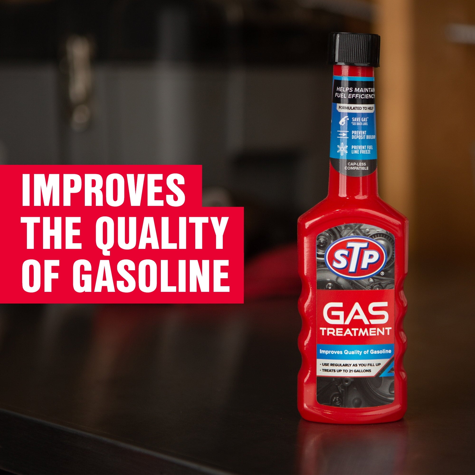 (6 pack) STP Super Concentrated Gas Treatment 5.25 fl oz — automotive product, view 5