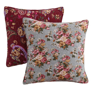 Greenland Home Antique Chic 100% Cotton Patchwork Floral Reversible Oversized Quilt Set - image 2 of 6