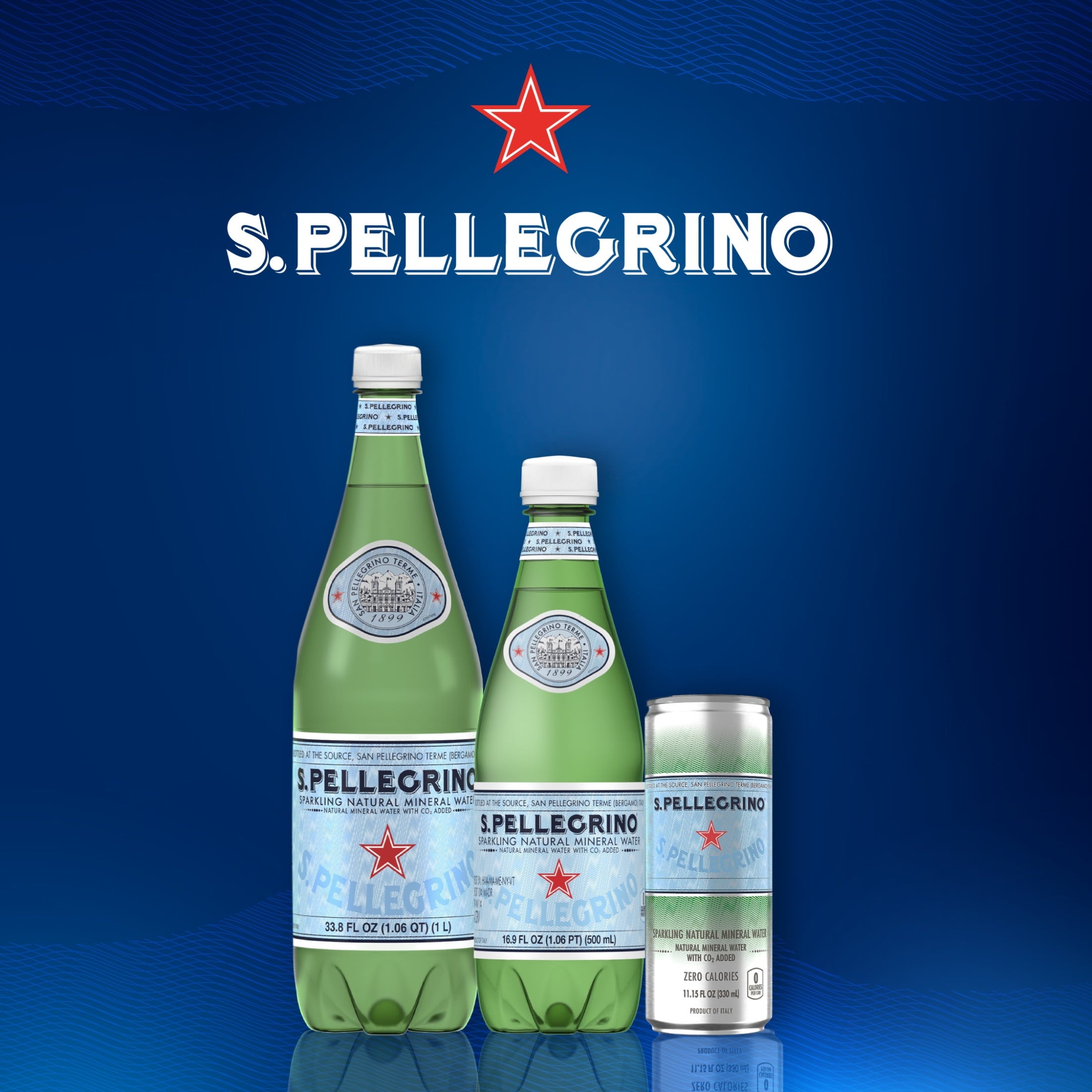 Sanpellegrino S.Pellegrino Sparkling Natural Mineral Water, 16.9 fl oz. — coffee and drinks product, view 6