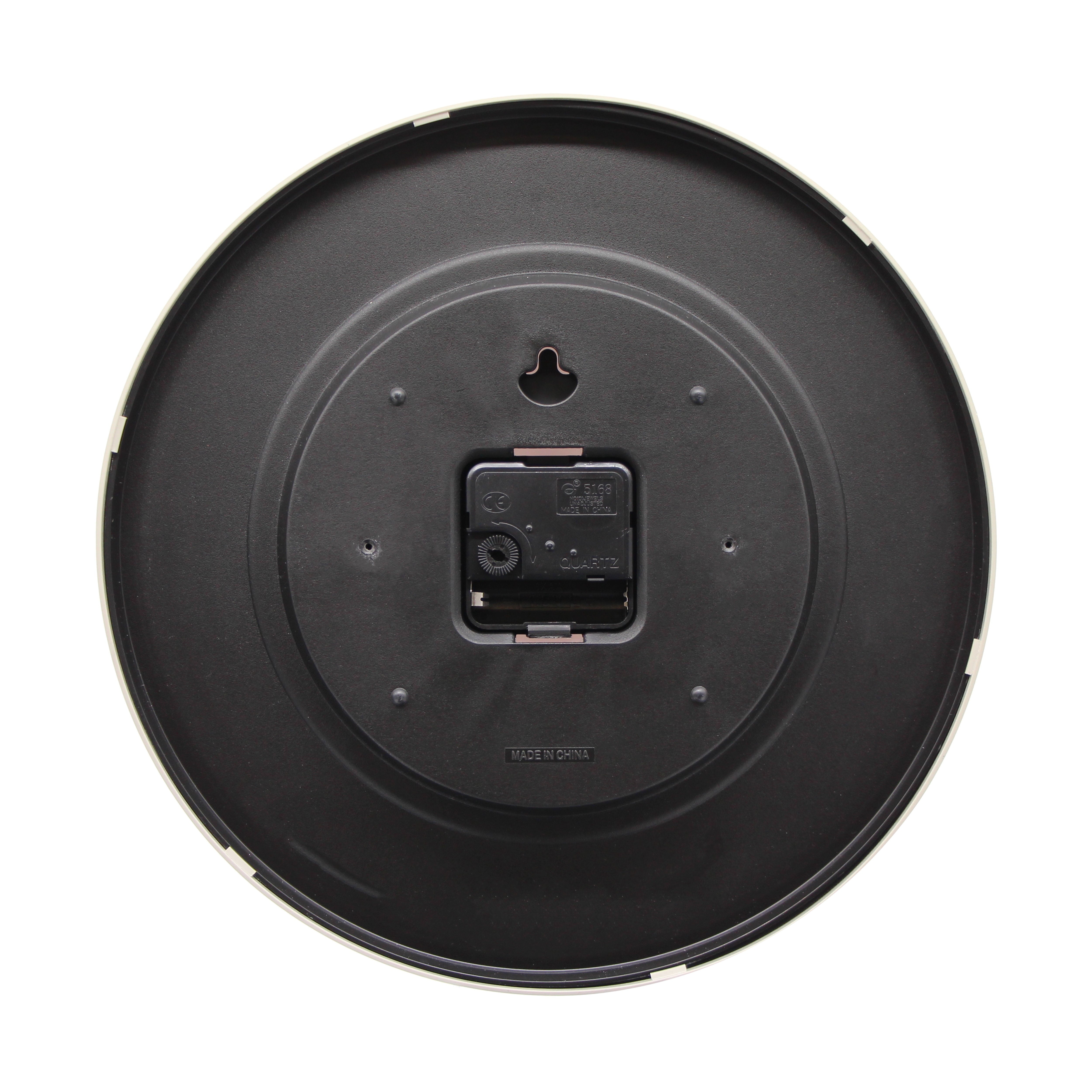 Mainstays 12\" Quartz Modern Indoor Schoolhouse Clock, Easy Read Dial — home and garden product, view 3