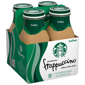 Starbucks Frappuccino Chilled Coffee Drink, 9.5 oz bottles, 4 Count — coffee and drinks product, view 2