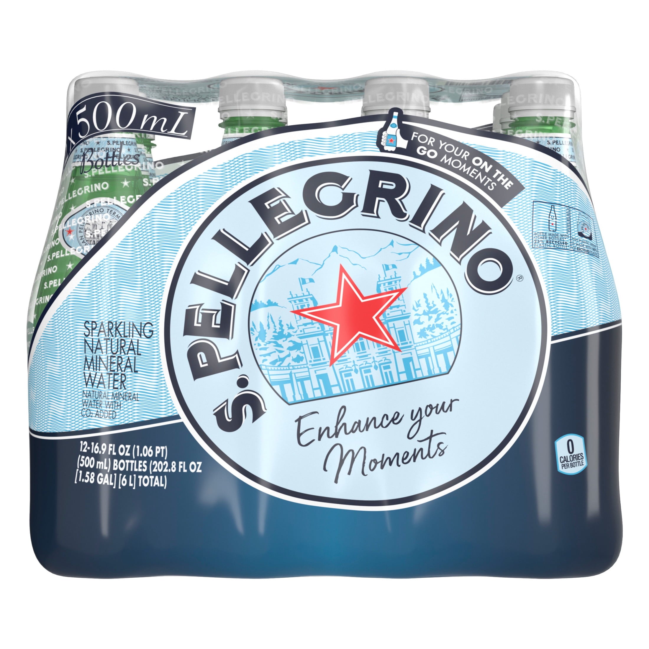 Sanpellegrino S.Pellegrino Sparkling Natural Mineral Water, 16.9 fl oz. — coffee and drinks product, view 10