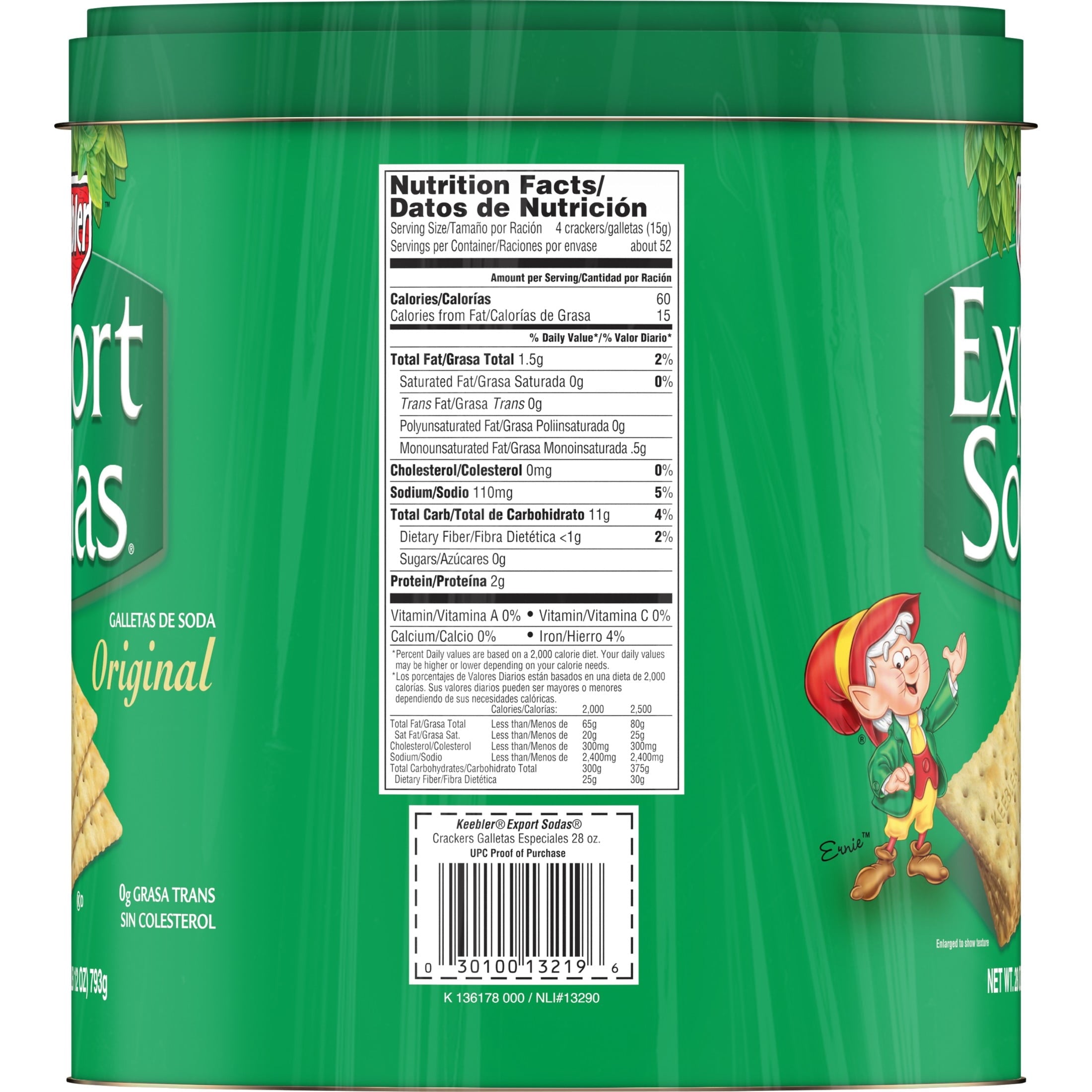 Keebler Export Sodas Original Soda Crackers, Soup Crackers, 28 oz — coffee and drinks product, view 8