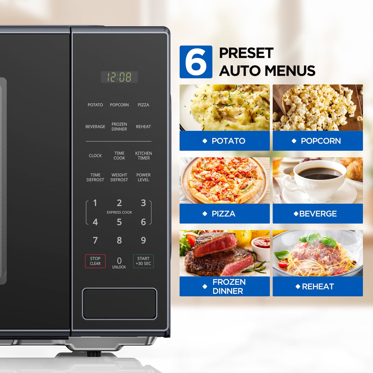 Mainstays 2.2 cu ft Countertop Microwave Oven - image 3 of 6