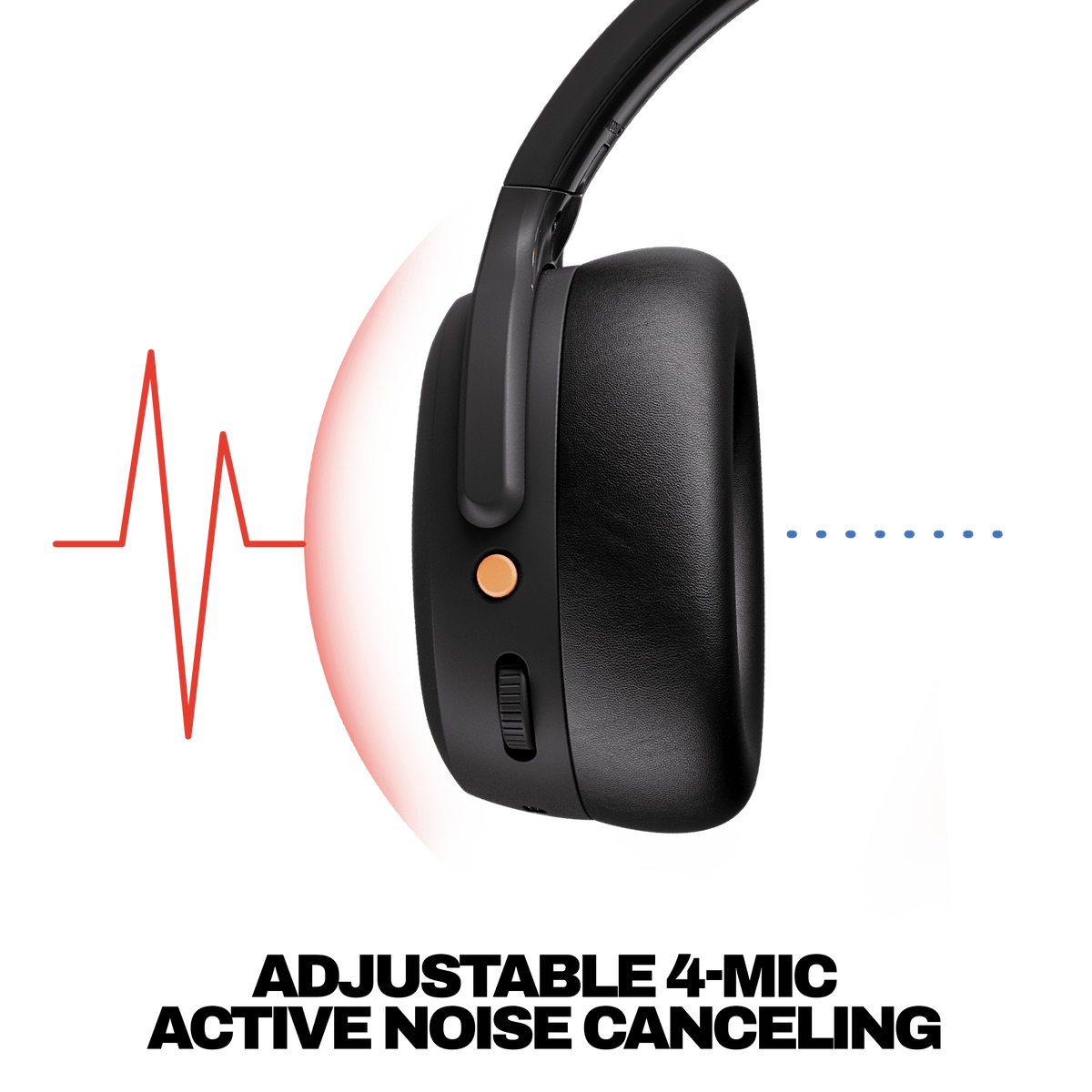Skullcandy Crusher ANC XT 2 Over-Ear Noise Cancelling Bluetooth Headphones - image 4 of 6