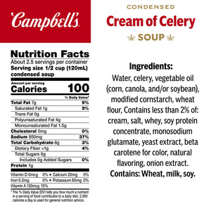 (12 pack) Campbell's Condensed Cream of Celery Soup, 10.5 oz Can (12 Pack) — grocery product, view 2