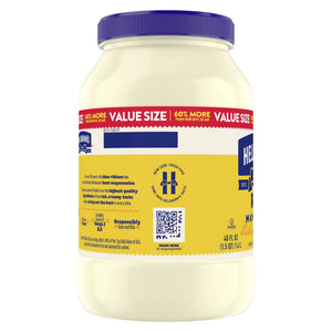 Hellmann's Real Mayonnaise, Sandwich Spread Condiments, 48 oz Jar — grocery product, view 4