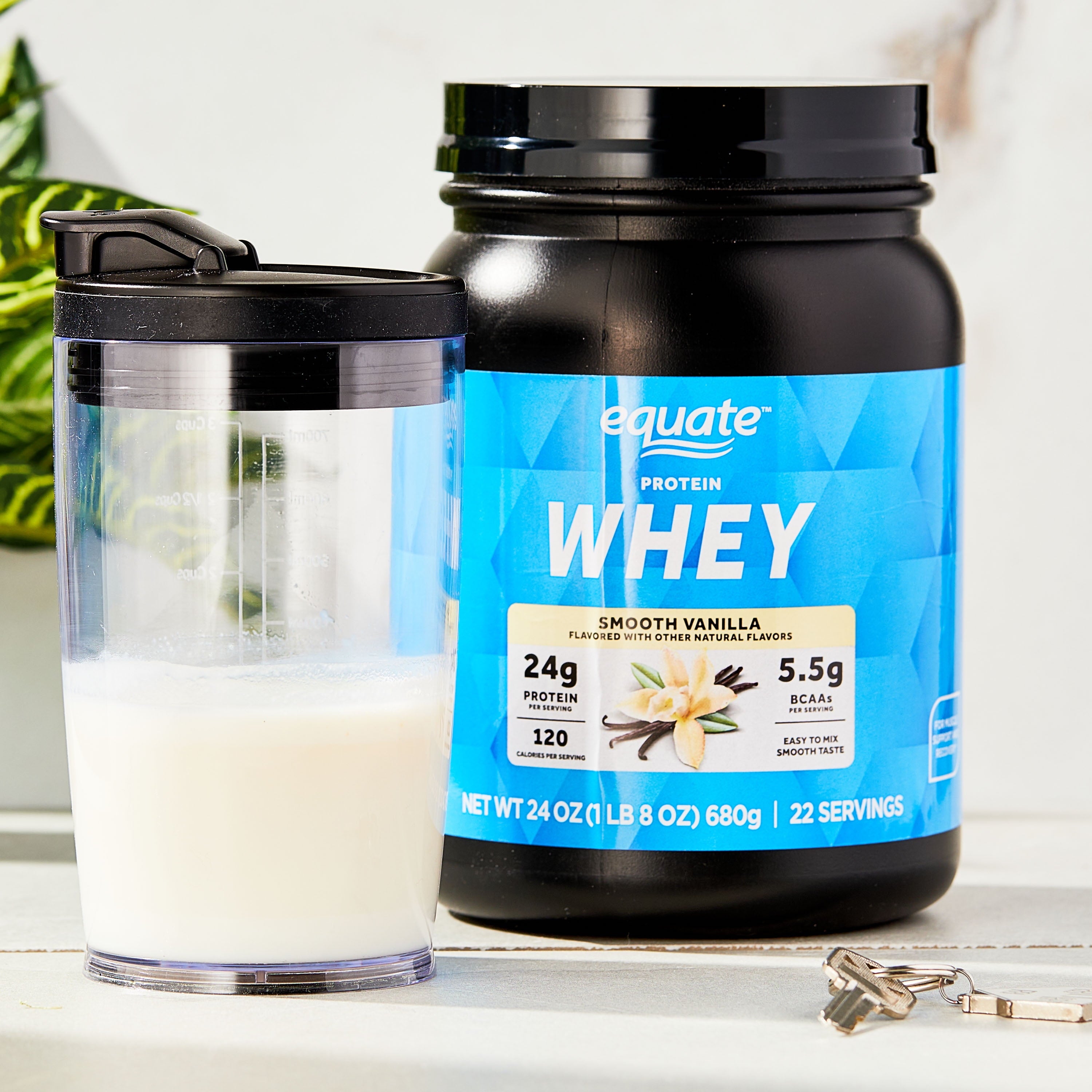 Equate Whey Protein Powder, Smooth Vanilla, 24 oz — sports nutrition product, view 2