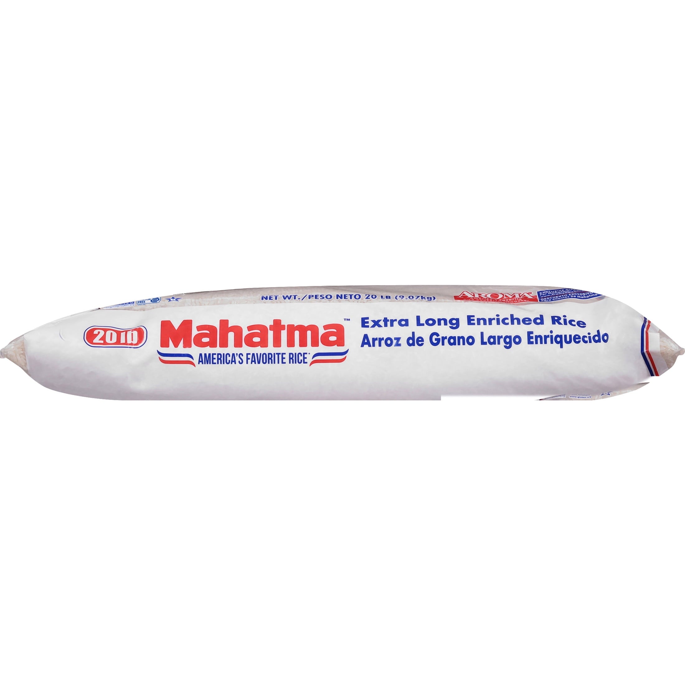 Mahatma Enriched Extra Long Grain White Rice, 20 lb Bag — grocery product, view 13