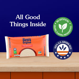 BEN'S ORIGINAL Enriched Long Grain White Rice, Parboiled Rice, 5 LB Bag — grocery product, view 5