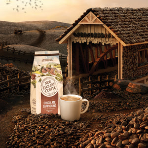 New England Coffee Chocolate Cappuccino Blend Medium Roast Ground Coffee, 11 oz — coffee and drinks product, view 2