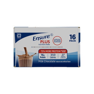 Ensure Plus Meal Replacement Nutrition Shake, Milk Chocolate, 16g Protein, 8 fl oz — sports nutrition product, view 11