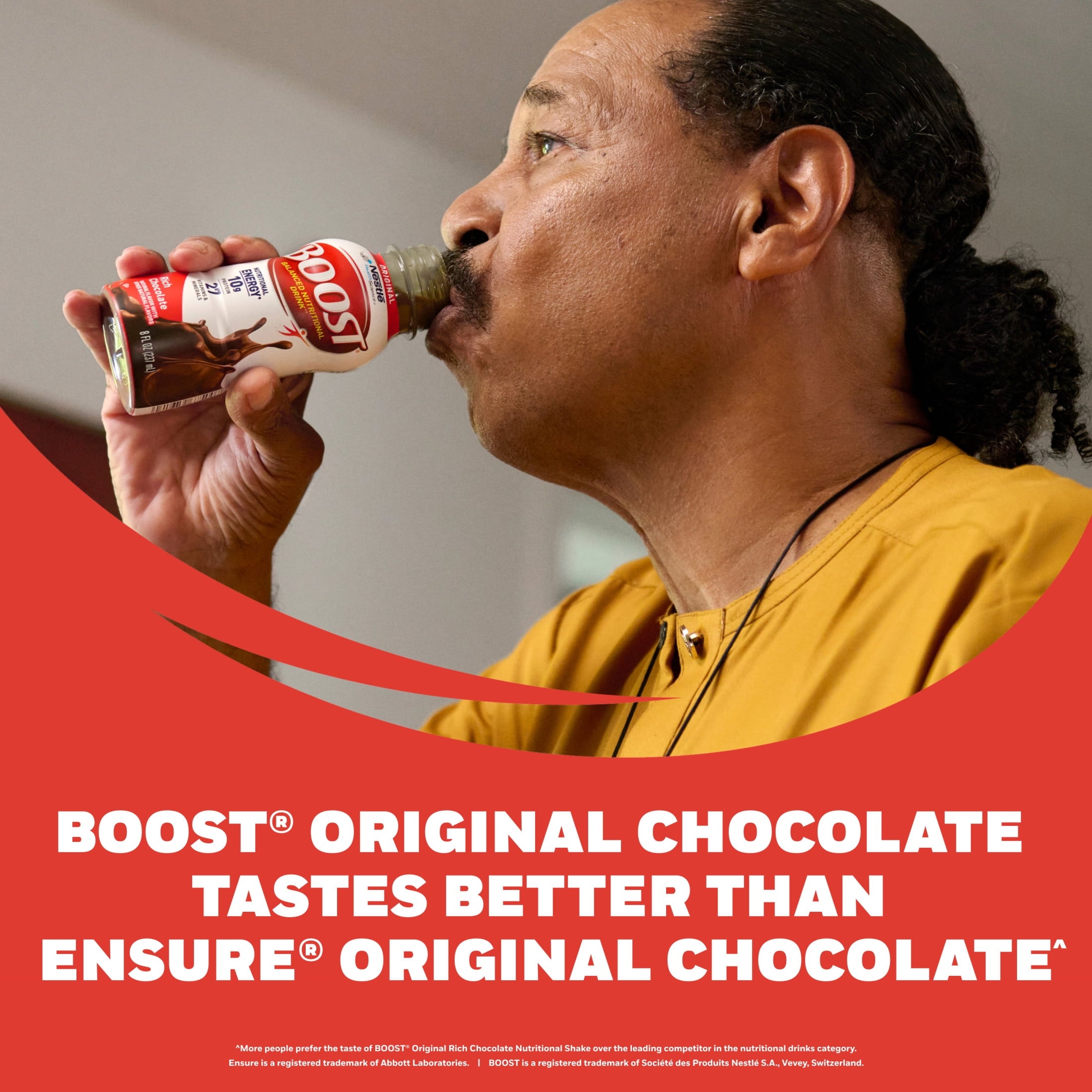 BOOST Original Balanced Nutritional Drink Protein Shakes, Rich Chocolate, 8 fl oz, 24 Pack — sports nutrition product, view 6