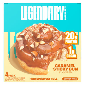 Legendary Foods-Protein Sweet Roll-Caramel Sticky Bun 9.2oz/ 4ct — grocery product, view 2