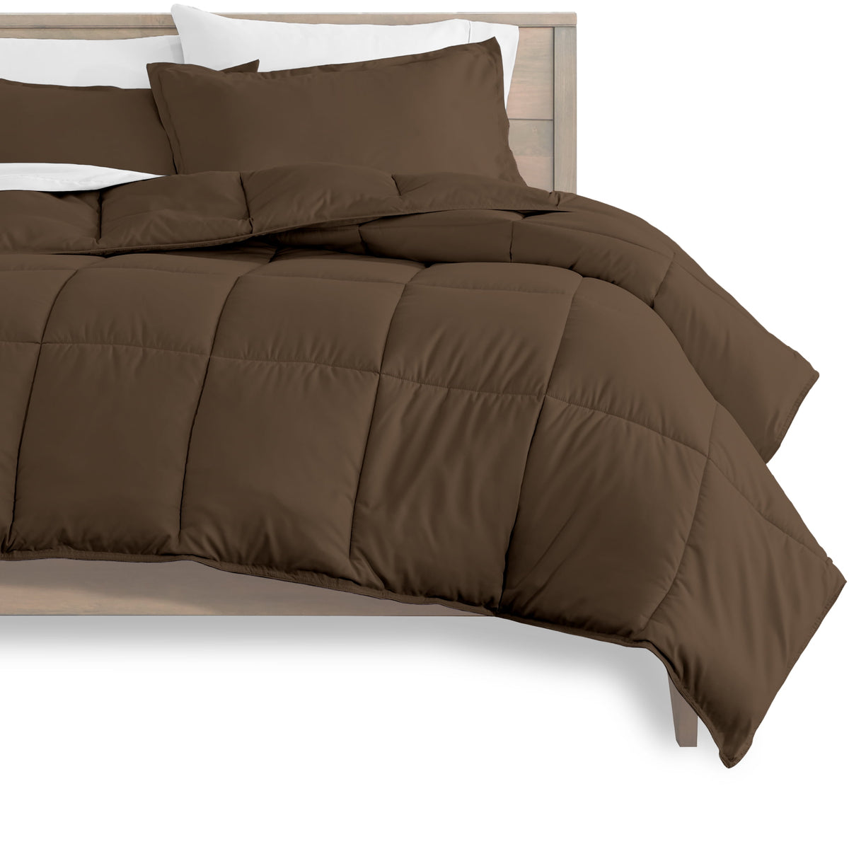 "Bare Home Cocoa 7 Piece Bed in a Bag Comforter Set with Sheets - image 2 of 5