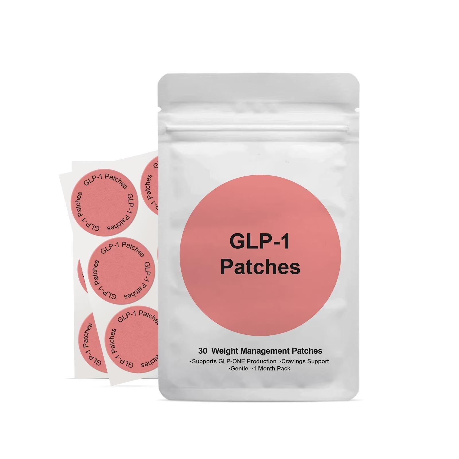 GLP-1 Nano Patch, Firming Skin and Body Care Patch, with Ginger Extract for Women 30 Count — supplement pack