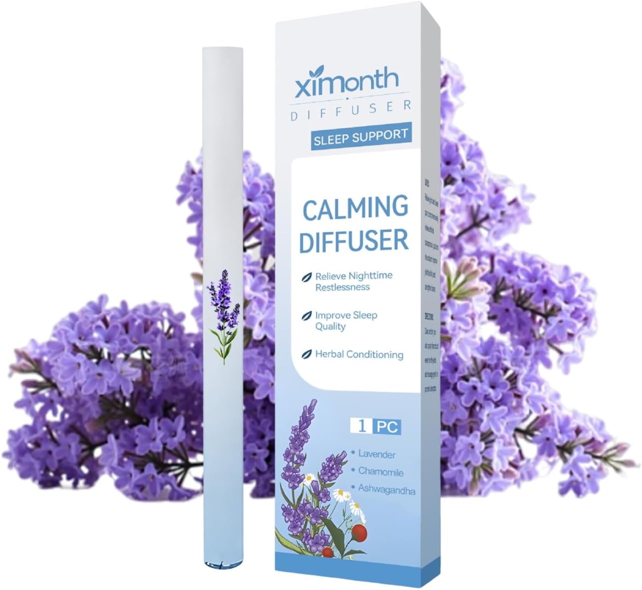 Herbal Diffuser Pen, Mullein Herbal Lung Cleanser, for Cleaning the Lungs — skincare product
