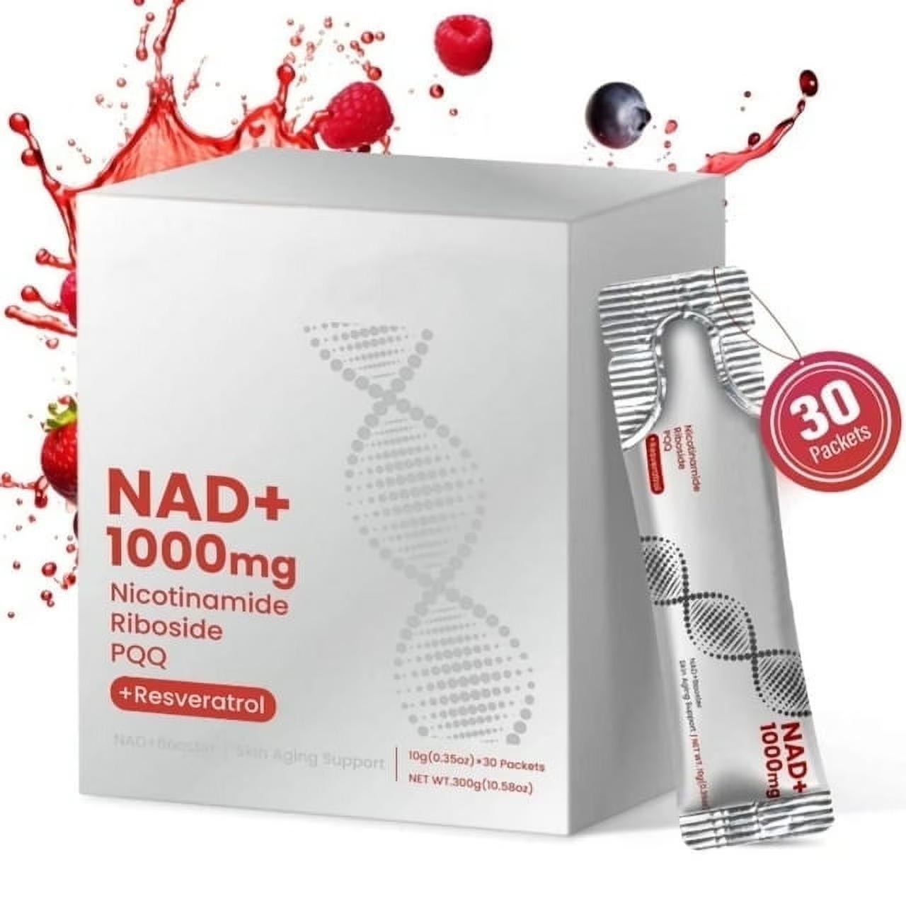 Zooone NR1000-NAD+berry flavored mixed beverage for skin aging and energy supplementation. -30 packs — supplement pack