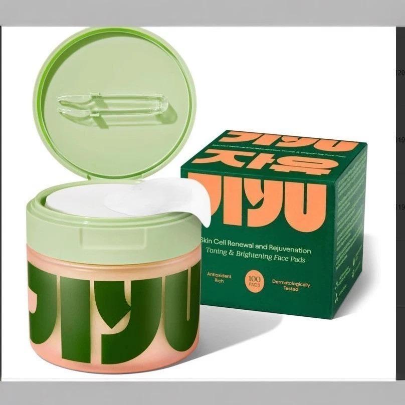 Jiyu Korean Skincare Anti-Aging, Dark Spot & Wrinkle Minimizing Toner Pads — skincare product