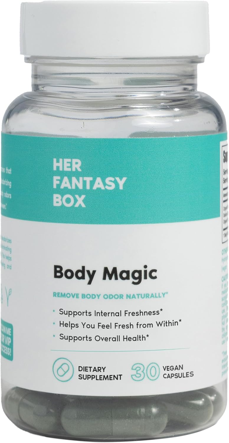 Her Fantasy Box | Body Magic | Chlorophyll Capsules - 30 Vegan Capsules — supplement pack