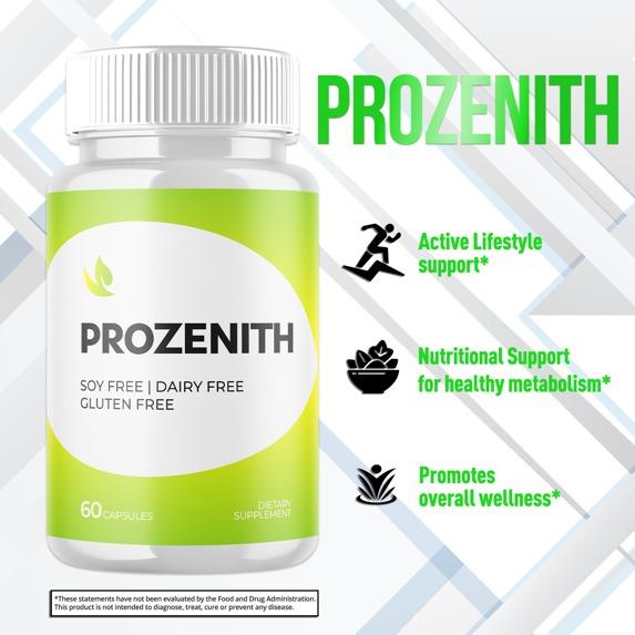 Prozenith Advanced Formula Capsules Maximum Strength Health and Fitness Supplement 60 Capsules — supplement pack