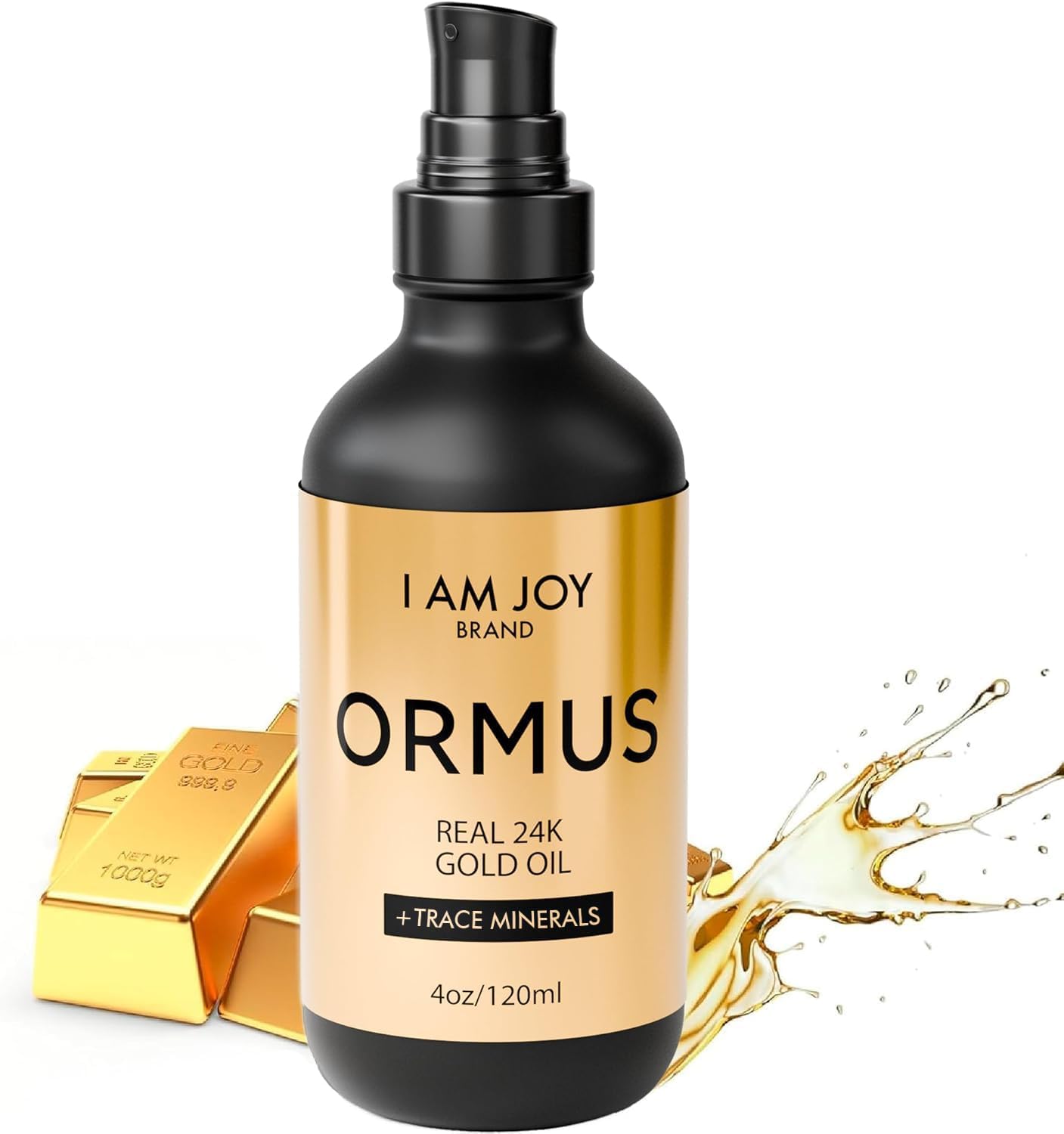 I Am Joy Co. Ormus Gold Oil Monoatomic | 120ml 4oz — supplement pack