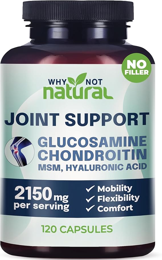 Why Not Natural Joint Support Supplements - Knee Pain Joints Health Suppplement 120 cap — supplement pack