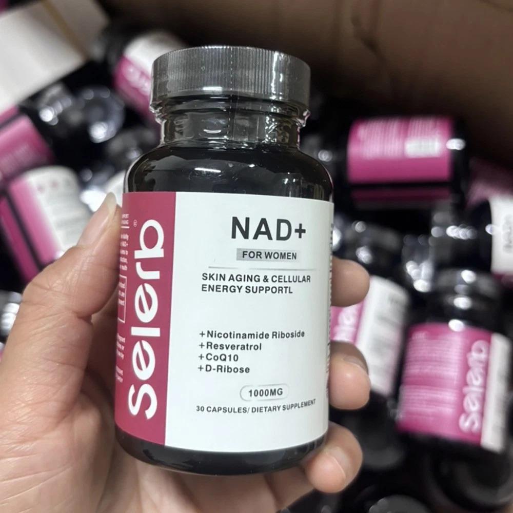 Selerb NAD+ Supplement for Energy Skin Health Nicotinamide Riboside 30 Capsules — supplement pack
