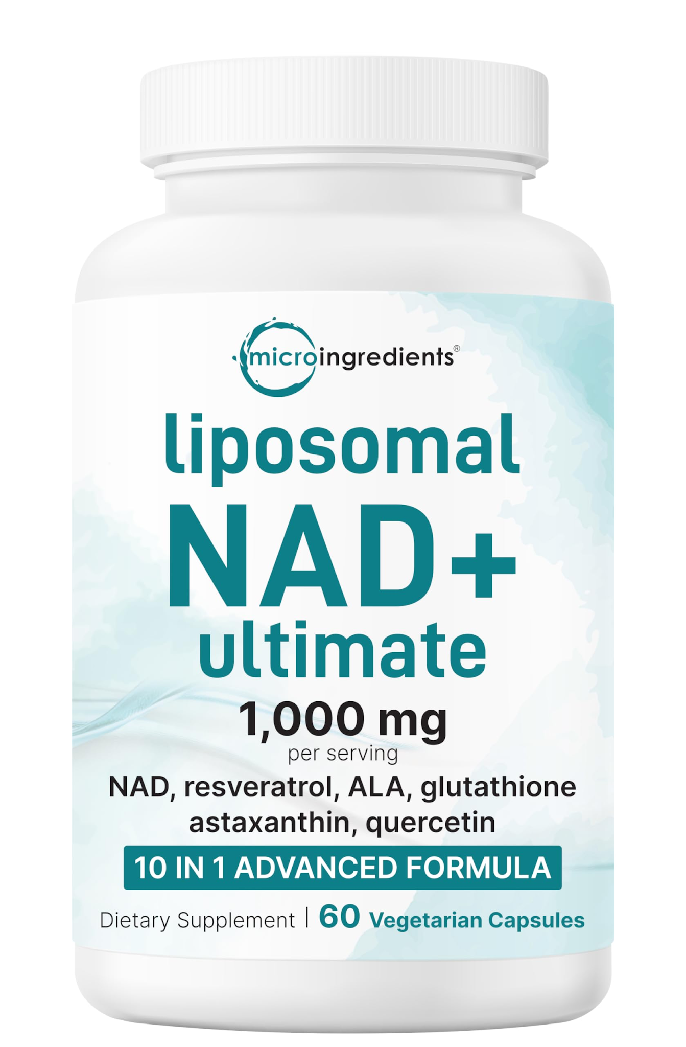 Liposomal NAD+ Ultimate 1000 mg 60 cap — supplement pack