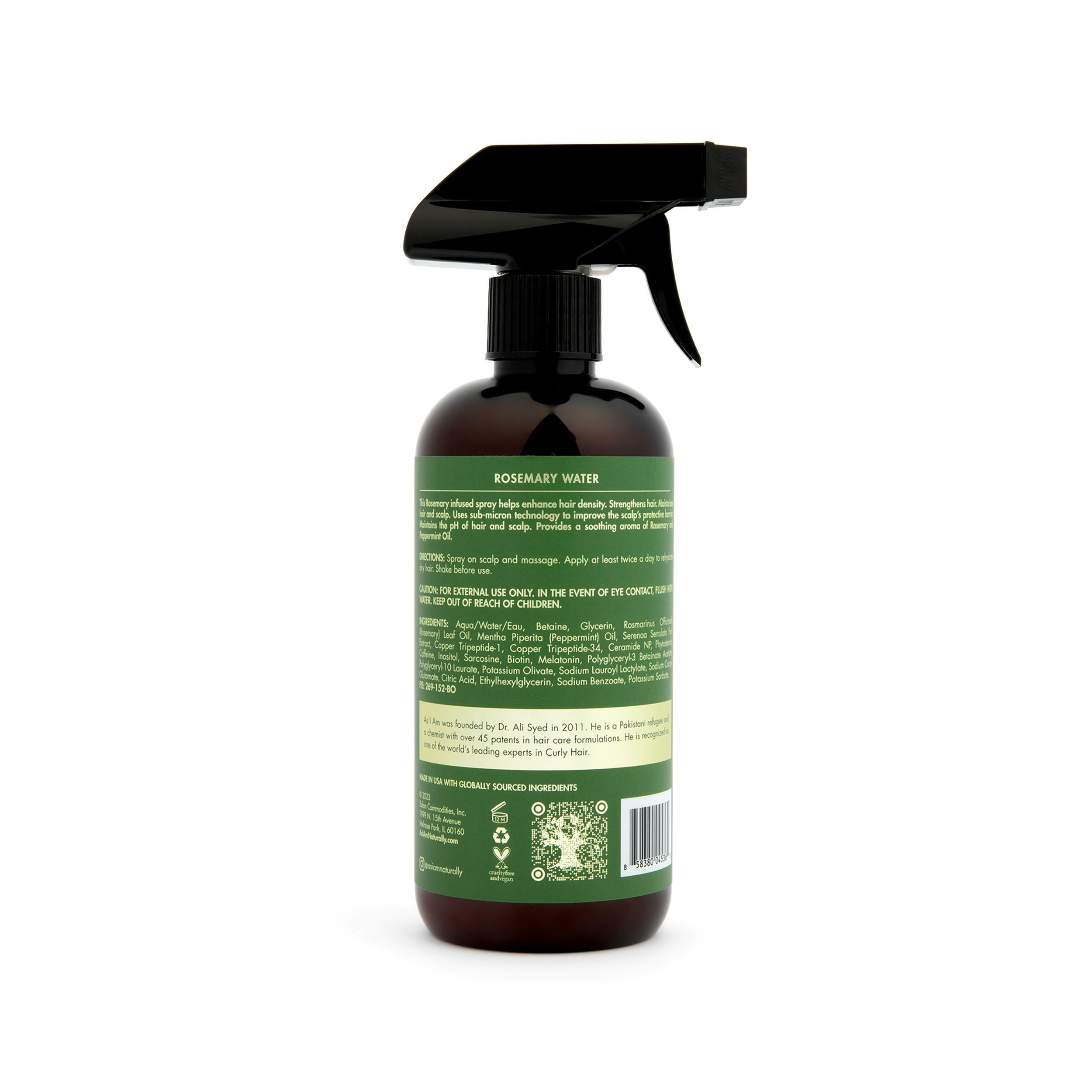 As I Am Rosemary Water Scalp Treatment Spray with Biotin — supplement pack, view 2